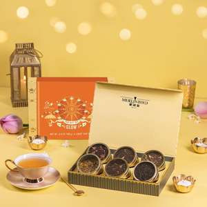 Luxury Christmas <strong>Tea</strong> Gift <strong>Set</strong> | 6 Unique Loose Leaf <strong>Teas</strong> in Tin <strong>Caddies</strong> - Premium Gift Box for Women, Men &amp; Adults - Product Image 2