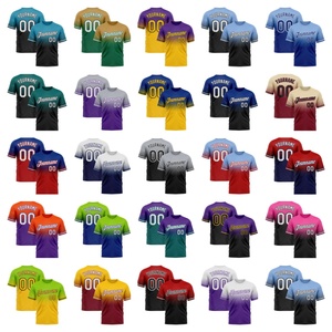 Maillots de baseball personnalisés pour hommes, femmes et jeunes, avec n'importe quel nom, maillots de baseball personnalisés, uniformes de sport de softball, impression de t-shirt - Product Image 3