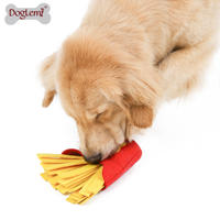 Boîte à jouets pour chien écologique en forme de frites pour les chiens qui mâchent agressivement