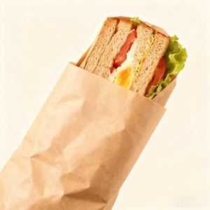 Custom Waterproof Greaseproof Oil-Resistant Food-Safe <b>Paper</b> for Burger Sandwich Bread Takeaway Packaging - Product Image 3