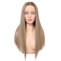 Vente directe usine : Cheveux humains vierges chinois pour perruques Lace Front, base transparente, longueurs variées, tailles de bonnet petites et grandes, densité 150%