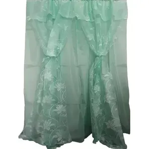 Panel de Cortinas de Encaje de 2m X 2.5m, Poliéster con Diseño Floral, Decoración Ligera para el Hogar - Product Image 3