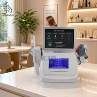 Dispositivo de Análisis y Masaje Capilar 7 en 1, Oxígeno Jet de Penetración Profunda, Terapia de Oxígeno para el Crecimiento del Cabello, Máquina de Spa Anticaída
