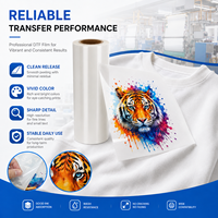 Film PET DTF double face de qualité supérieure, directement de l'usine, pour l'impression par transfert thermique sur t-shirts et vêtements, service OEM de haute qualité