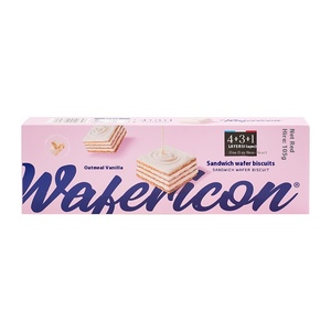 <span class=keywords><strong>Galletas</strong></span> Wafer Cremosas Rellenas 105g |   Surtido de Latte con Sabores a Avellana, Chocolate, <span class=keywords><strong>Avena</strong></span> y Vainilla para Meriendas y Pausas para Café - Product Image 2