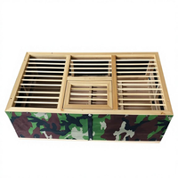 Boîte d'entraînement pour oiseaux pliable en bois de haute qualité S&W Pet, légère, durable, écologique, design rectangulaire, modèle 40 cm