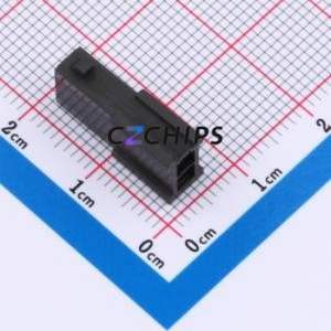 43020-2RF Housing (Wire-to-Board / Wire-to-Wire) P=3mm Connector ( Jack Structure: 2x1P )( Pitch: 3mm )( Row Spacing: 3mm ) - Product Image 1