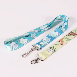 青い黄色の色かわいいアニメ動物ロゴキーチェーンキーフックストラップカスタマイズ - Product Image 1