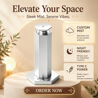 Diffuseur d'arômes intelligent, moderne, élégant et portable, 100 ml, sans eau, bouton tactile, machine à parfum, décoration pour hôtel et maison