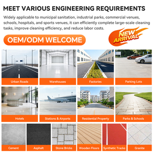Camión barredor <span class=keywords><strong>de</strong></span> carreteras mini <span class=keywords><strong>para</strong></span> aeropuertos, nuevo, portátil, industrial, aspiradora y fregadora <span class=keywords><strong>de</strong></span> suelos húmedos y secos - Product Image 6