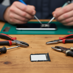 Plateau de carte SIM Xiaomi Mi9 noir/gris, pièce de rechange pour réparation de téléphone portable - Product Image 2