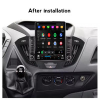 9.7 ''écran Android Vertical Autoradio GPS Navigation Carplay stéréo multimédia lecteur d'autoradio pour FORD TRANSIT TOURNEO 2013 +