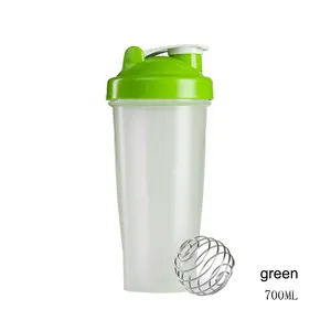 Nuovo stile 600ml tritan design personalizzato sublimazione bpa succo libero frullatore tazza di proteine del ghiaccio shaker acqua bottiglia