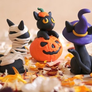 Adorno de Resina de Gatos de Halloween, Forma de Calabaza, Gato Bruja Zombi, Decoración de Interiores, Regalo de Halloween - Product Image 4