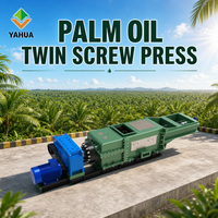 Usine de pressage de noyaux de palme robuste pour le Ghana et le Cameroun, machine d'extraction à usage intensif, usine de traitement continu d'huile brute