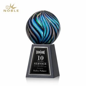 Custom Logo Engraving Unique Trophy Patterns <strong>Wholesale</strong> Cheap Sports Souvenir Art <strong>Glass</strong> With Nice Box Packaging. - Product Image 3