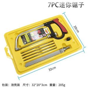 Multi Functional Magic Saw 7Pcs Fixed Blade Aluminum Frame Hand Saw For DIY Cutting Up To 12 In - Product Image 2