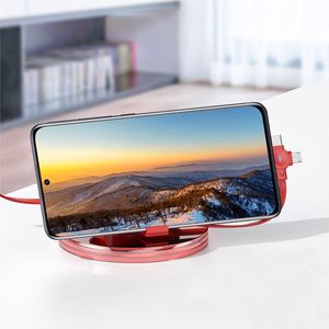 Soporte telescópico para teléfono con cable de datos USB de carga rápida al por mayor con logotipo - Product Image 6