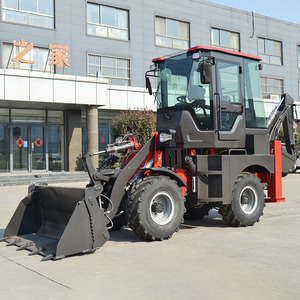 CE EPA Bucket backhoe รถขุด, รถตักดินขนาดเล็กขับเคลื่อน4x4 - Product Image 4