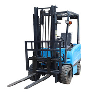 Chariots élévateurs électriques 2 tonnes/1 tonne, transpalettes assis, alimentés par batterie lithium-ion, longueur de fourche 1220 mm, pneus en caoutchouc, 3200 kg