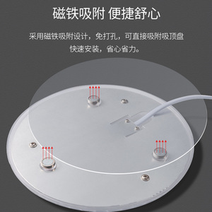 Module de remplacement pour panneau de plafonnier LED Chint, rond, 4000lm, blanc pur, kit d'éclairage domestique - Product Image 5