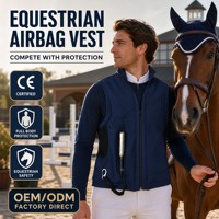 Chaleco Ecuestre con Airbag para Todas las Estaciones, Resistente al Viento, Ecológico, Elástico en Cuatro Direcciones, Protección UV, Cómodo para Usar al Montar a Caballo