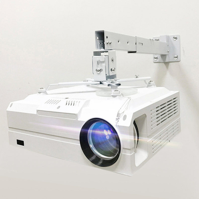 Hot Sale Dual Universal Projector Mount Retractable 40-60cm Ceiling Wall Mount for Your Home or Office
