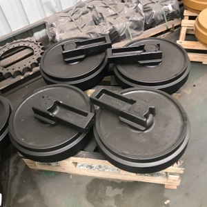 E320 OEM máy xúc bánh đáp bộ phận tensioner <span class=keywords><strong>idler</strong></span> Con lăn cho máy xúc làm biếng cho con lăn phía trước - Product Image 3