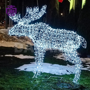 ไฟประดับรูปกวางเรนเดียร์ LED สำหรับตกแต่งสวนในช่วงเทศกาลคริสต์มาส - Product Image 5