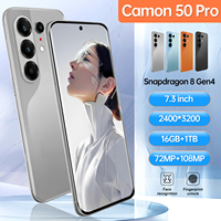 Nuevo Teléfono Inteligente Camon 50 Pro 2026, 16GB+1TB, Pantalla de 7.3 Pulgadas, Doble SIM, CDMA LTE, Cámara de 108MP, Android 15.0, Superventas