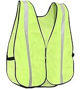 <span class=keywords><strong>Gilet</strong></span> de sécurité réfléchissant unisexe pour adultes, taille universelle, sangles latérales réglables, pour le jogging, le cyclisme et les activités nocturnes - Product Image 3