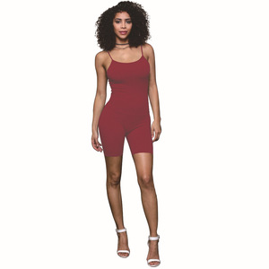 Sólido Cami salón mono algodón ropa de dormir Bebé camiseta sin mangas Pijamas - Product Image 3