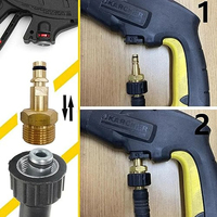 Adaptador M22 para Lavadora a Presión, Conector Rápido, Adaptador para Karcher, Parkside, Bosch, para Herramientas de Limpieza de Autos