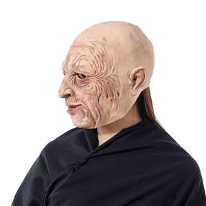 Décoration en latex de vieil homme effrayant pour festival, accessoires de fête, masque d'Halloween - Product Image 5