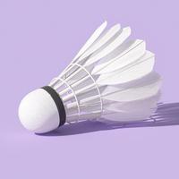 Volants de badminton hybrides en plumes d'oie de classe A avec tête en liège sandwich – Durables, légers et professionnels pour l'extérieur