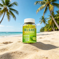Gummies végétaliennes d'oméga-3 à base d'algues 2000MG DHA EPA, complément alimentaire végétalien à base de plantes, favorise la santé cardiaque, cérébrale et oculaire, 60 gummies à croquer, OEM