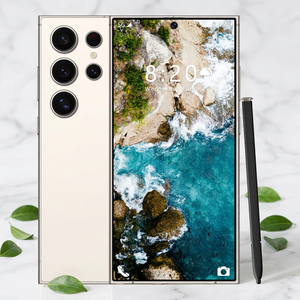 โทรศัพท์ S24 Ultra 5G ปลดล็อคแล้ว หน้าจอ OLED HD 120Hz กล้อง 108MP แบตเตอรี่ 8000mAh พร้อมปากกาสไตลัสในตัว ภาษาฝรั่งเศส MTK Android13 - Product Image 1