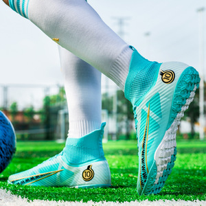 <span class=keywords><strong>Scarpe</strong></span> da Calcio con Tacchetti Alti per Adulti, <span class=keywords><strong>Scarpe</strong></span> da Allenamento Antiscivolo per Studenti e Bambini, Calzature Unisex in PU per Calcio FG <span class=keywords><strong>TF</strong></span> - Product Image 5