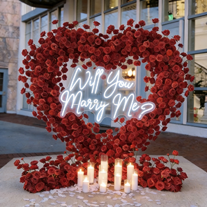 Decorazioni a Cuore Professionali e Moderne per San Valentino e Feste con Supporto, Sfondo Floreale per Matrimoni e <span class=keywords><strong>Bomboniere</strong></span> per Eventi - Product Image 4