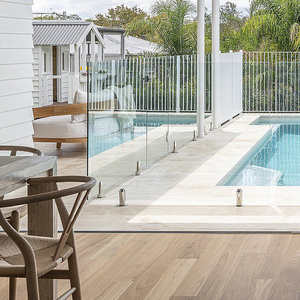 Clôture en verre de piscine SUS 304 support de robinet balustrades clôture en verre pour piscine garde-corps en verre moderne sans cadre - Product Image 3