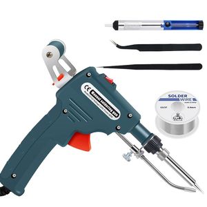 Kit de soldador eléctrico de alta calidad 60W 936 al por mayor semiautomático de alimentación de <span class=keywords><strong>estaño</strong></span> empuñadura de pistola Manual pieza de mano <span class=keywords><strong>para</strong></span> varios - Product Image 6