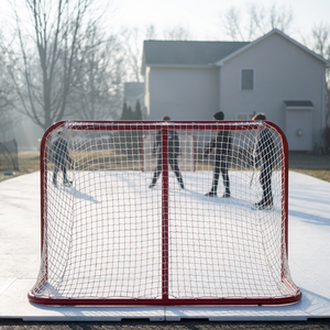 Portería de <span class=keywords><strong>Hockey</strong></span> Resistente de 72x48 Pulgadas, Tubo de Acero de 2 Pulgadas, Red Profesional para <span class=keywords><strong>Hockey</strong></span> sobre Hielo y Calle, para Entrenamiento y Práctica - Product Image 1