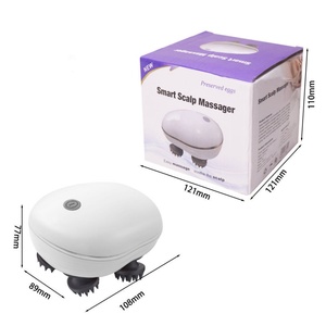 Mini masseur de cuir chevelu étanche, masseur de tête portable à lumière rouge, produits de massage de la tête - Product Image 1