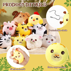 1751 Jouets en peluche personnalisés en vrac, adorables, pour décompresser, garnitures d'œufs <span class=keywords><strong>de</strong></span> Pâques, anniversaires, animaux <span class=keywords><strong>de</strong></span> <span class=keywords><strong>la</strong></span> <span class=keywords><strong>ferme</strong></span> et <span class=keywords><strong>de</strong></span> <span class=keywords><strong>la</strong></span> jungle, vente en gros - Product Image 3