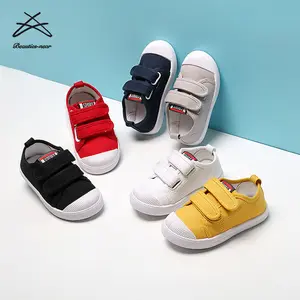 थोक बच्चों स्नीकर्स सफेद स्कूल खेल आकस्मिक कैनवास के जूते लड़कियों को लड़कों जूते क्लासिक डिजाइन बेबी जूते