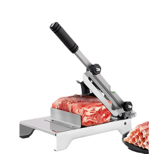 Cortadora de Carne Multifuncional de Acero Inoxidable al por Mayor, Cortadora Manual de Rollos de Carne Congelada, Rebanadora Metálica de Cocina para Uso Doméstico - Product Image 1
