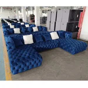 PZ 2023 design moderno couro veludo tecido sofá conjunto sala móveis sofá sofás da sala de estar para casa de luxo