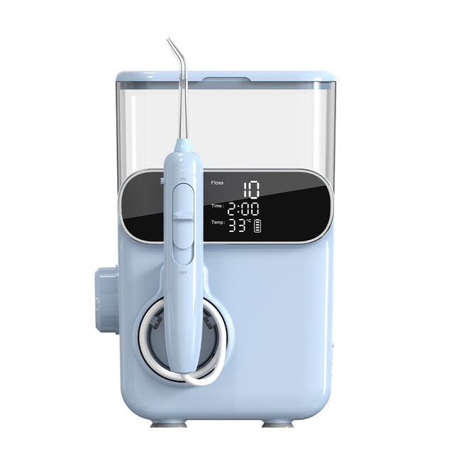 Water Oral Flosser Irrigator Household 1000ml Electronic Teeth Pick Cordless Smart Family with UV Function Dental Water Flosser