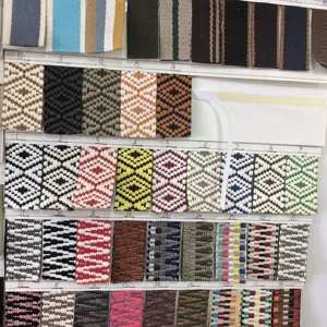 38mm Polyester Jacquard Ribbon Webbing Polyester Cotton Webbing <b>Strap</b> Tape Thick Two Tone Colors for <b>Backpack</b> Belts - Product Image 4