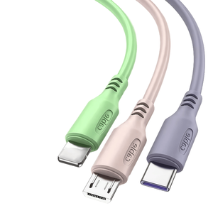 <span class=keywords><strong>Cable</strong></span> de Carga Rápida Multiusos <span class=keywords><strong>3</strong></span> en 1 de PVC Tipo C Micro USB EV de 1.2 <span class=keywords><strong>Metros</strong></span> y 2.4A para <span class=keywords><strong>iPhone</strong></span> y Teléfonos Android - Product Image 2